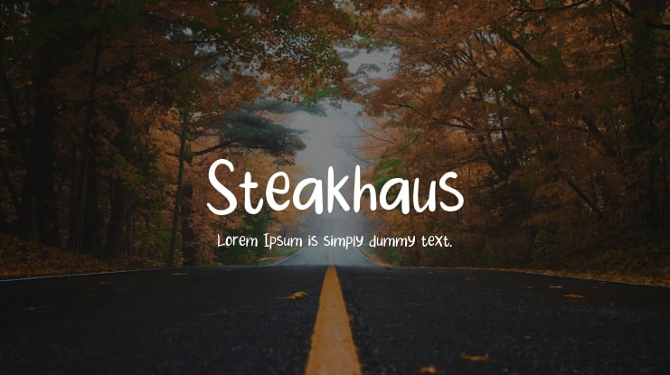 Steakhaus Font