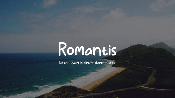 Romantis Font