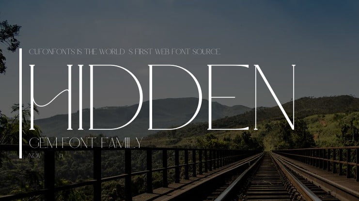 Hidden Gem Font