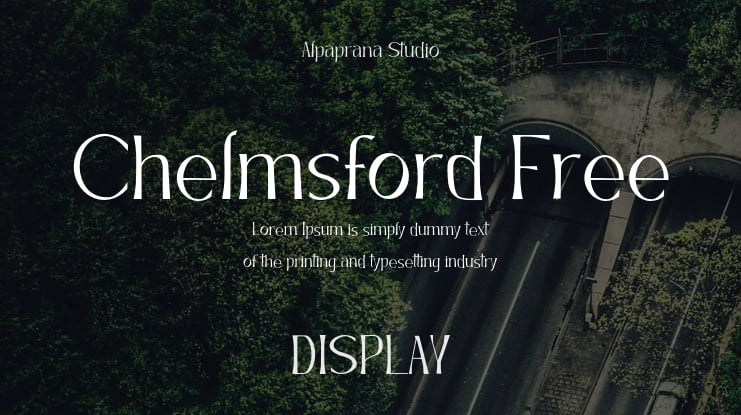 Chelmsford Free Font