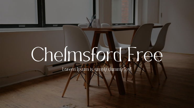 Chelmsford Free Font