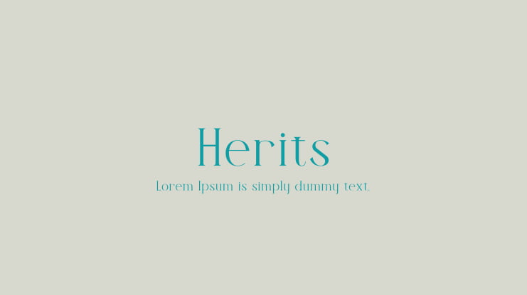 Herits Font