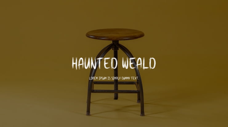 Haunted Weald Font