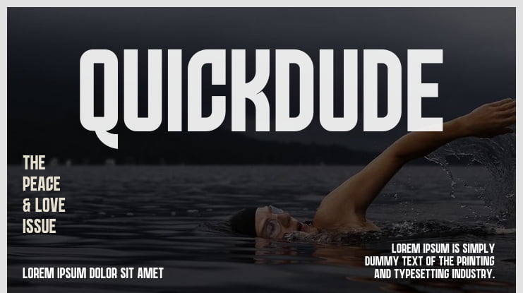 QUICKDUDE Font