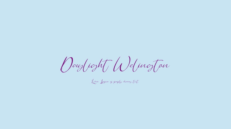 Daylight Welington Font