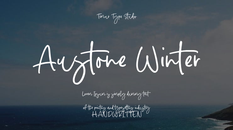 Austone Winter Font