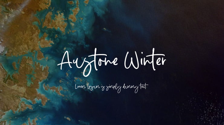 Austone Winter Font