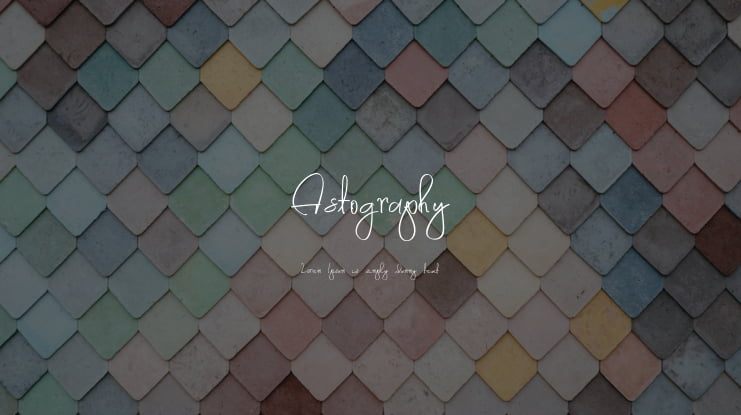 Astography Font