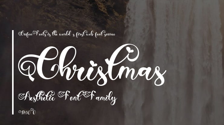 Christmas Aesthetic Font