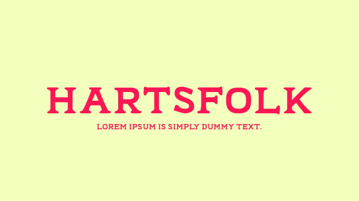 Hartsfolk Font