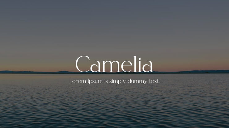 Camelia Font