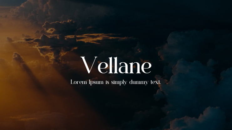 Vellane Font