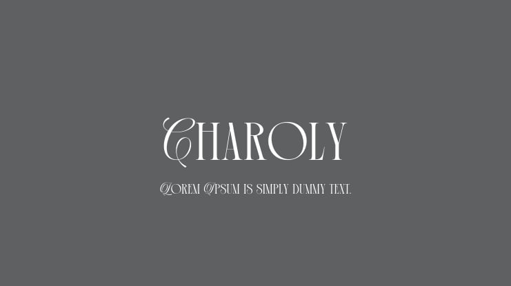 Charoly Font Family