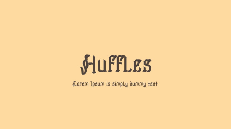 Huffles Font