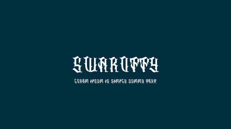 Swarotty Font