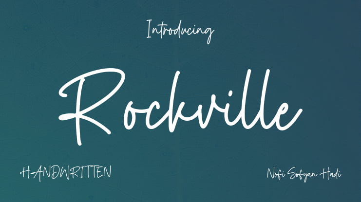 Rockville Font