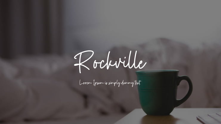 Rockville Font