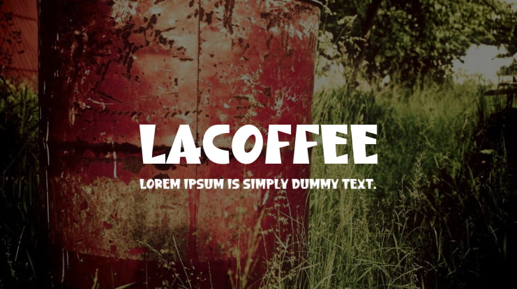 Lacoffee Font