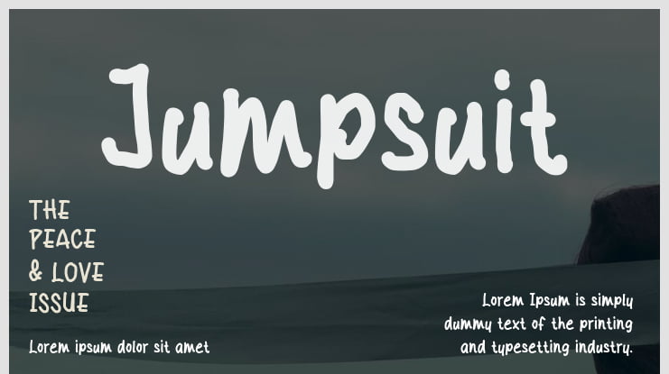 Jumpsuit Font