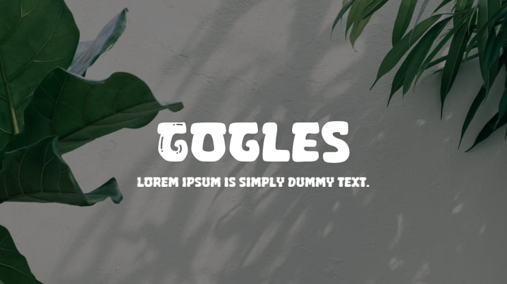 Gogles Font