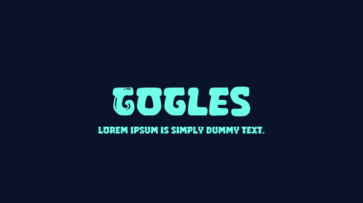 Gogles Font