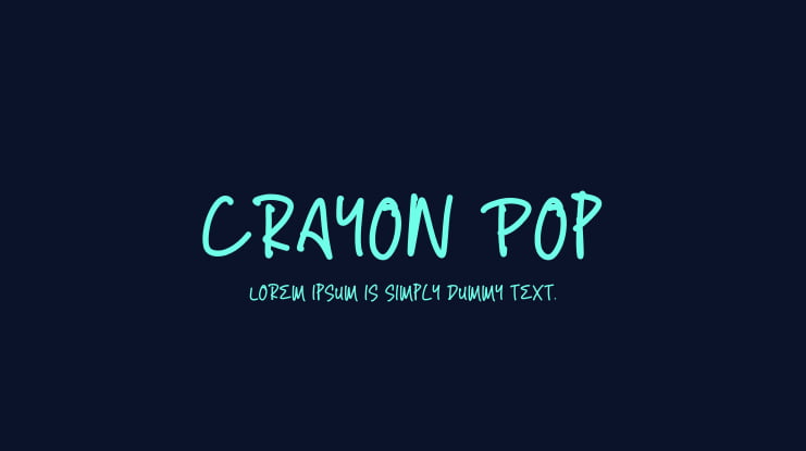 Crayon Pop Font