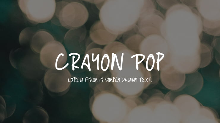 Crayon Pop Font