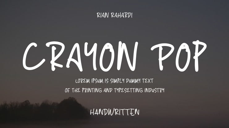 Crayon Pop Font