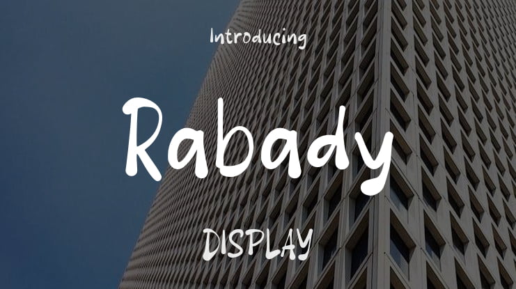 Rabady Font