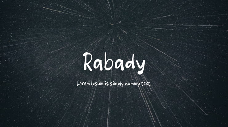 Rabady Font