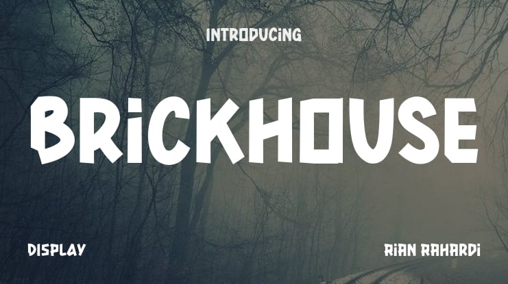 Brickhouse Font