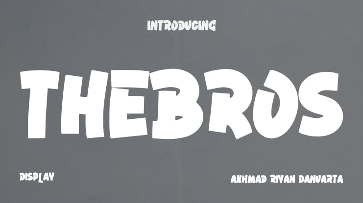 TheBros Font