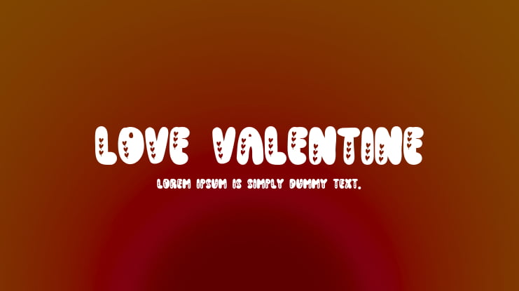 Love valentine Font