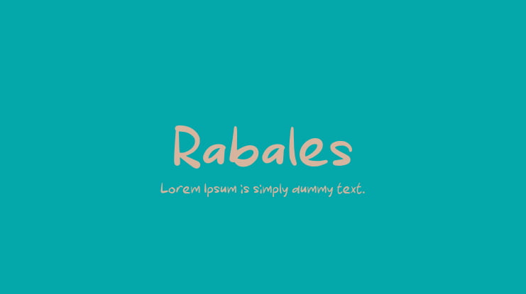 Rabales Font