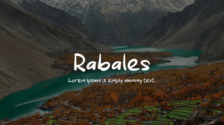 Rabales Font