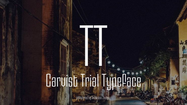 TT Carvist Trial Font Family