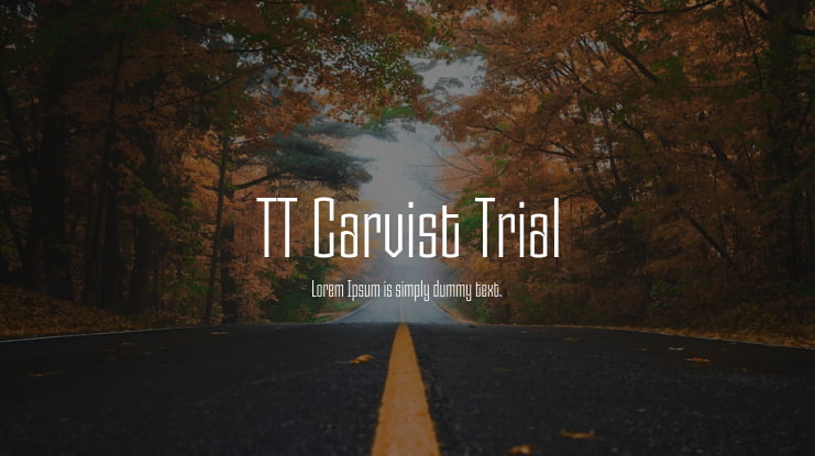 TT Carvist Trial Font Family