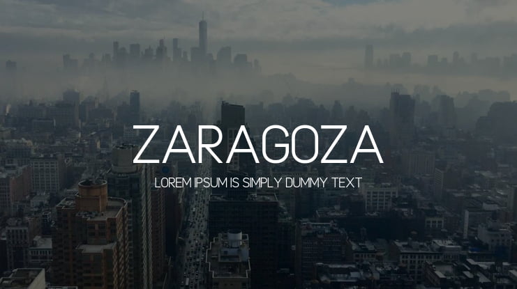 Zaragoza Font Family