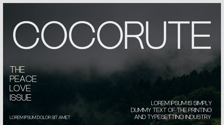 Cocorute Font Family