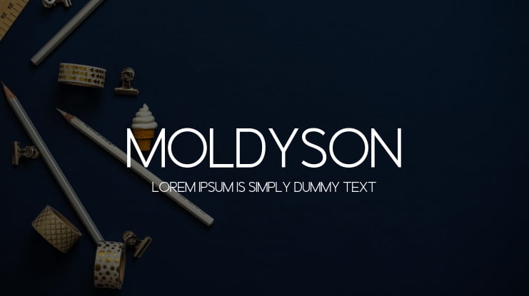 Moldyson Font Family