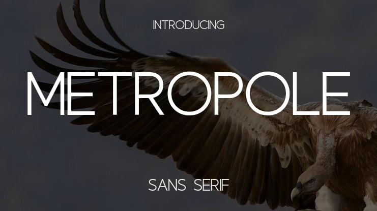 Metropole Font Family