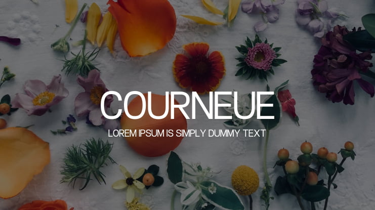 Courneue Font Family