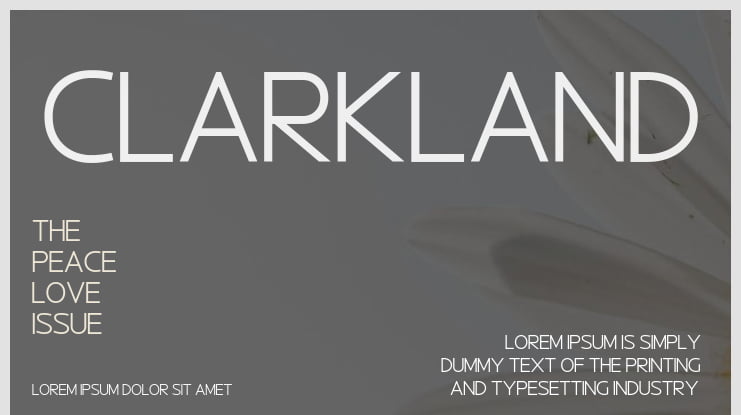 Clarkland Font Family