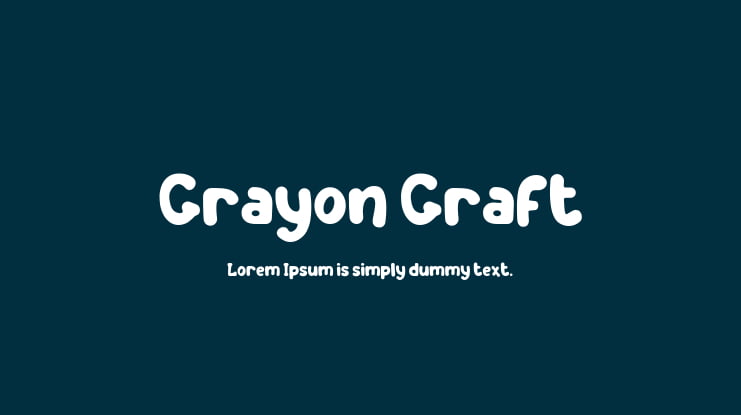 Crayon Craft Font Family