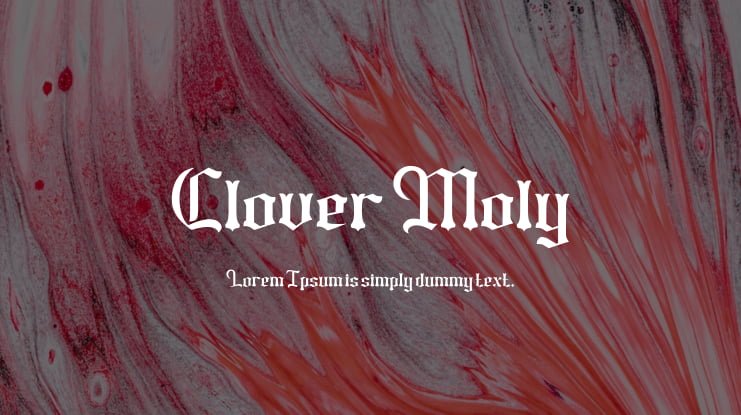 Clover Moly Font