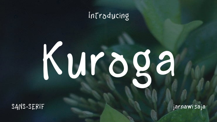 Kuroga Font