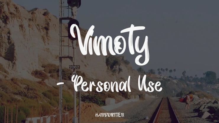 Vimoty - Personal Use Font