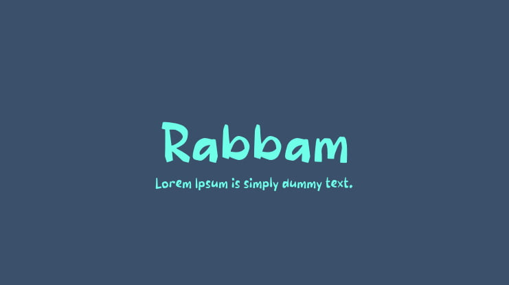 Rabbam Font