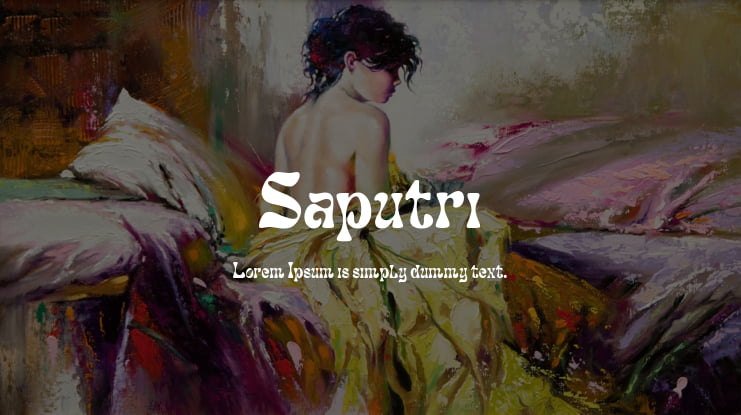 Saputri Font