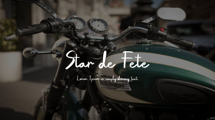 Star de Fete Font